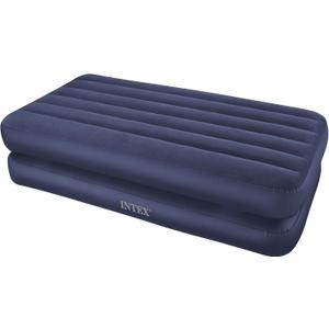 Intex Comfort Airflow Twin Airbed Nylon Flocked Airbed Set