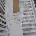 Storkcraft Santa Monica 5-in-1 Convertible Crib (White with Vintage Driftwood)  GREENGUARD Gold Certified, Modern Design, Two-Tone Baby Crib, Converts to Toddler Bed, Daybed and Full-Size Bed