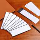 Magnetic Label Holders with Magnets Magnetic Data Card Holders with Clear Plastic Protectors for Metal Shelf, Whiteboard, Set of 50 (2 x 5.5 Inch)