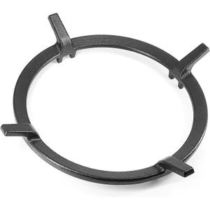 Hiorucet W10216179 Cast Iron Wok Ring, Wok Support Ring for Gas Stove GE, KitchenAid, Kenmore, Jenn-Air, Whirpool Gas Range Parts, Non Slip Wok Burner Rings Pan Stand Round Rack Holder Accessories.