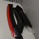 Labwork 4 Pieces Universal Car Front Bumper Lip Spoiler Splitter Body Kit Bright Black Red Tongue