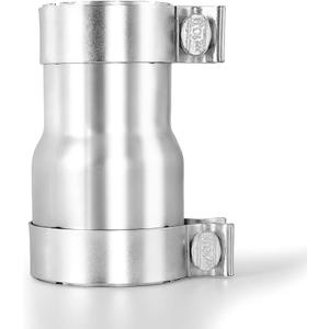 2.75 to 3 Inch Exhaust Adapter, 2.75" ID to 3" ID Exhaust Reducer Connector Pipe with Clamp