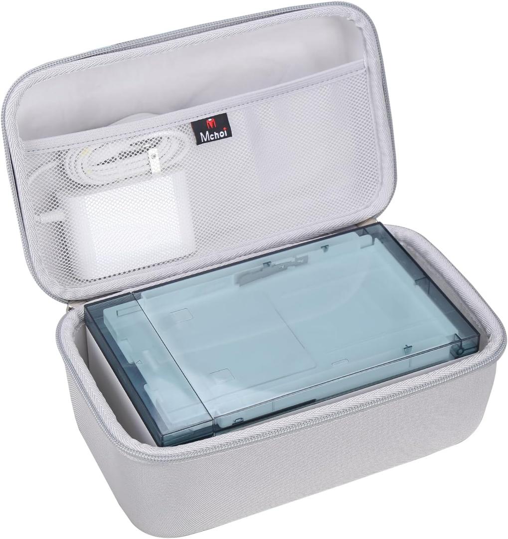 Mchoi Hard Storage Case Fits for Liene M100 M200 Liene 4x6'' Photo Printer, Wi-Fi Picture Printer, Case Only, Grey