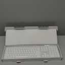 Wireless Keyboard and Mouse Combo - Full Size Slim Thin Wireless Keyboard Mouse with Numeric Keypad 2.4G Stable Connection Adjustable DPI (White & Silver)