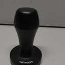 Normcore 58.5mm Espresso Coffee Tamper V4 - Titanium PVD Coating Ripple Base - Spring Loaded Tamper - 15lb / 25lb / 30lbs Replacement Springs - Anodized Aluminum Handle and Stand