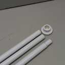 2-Pack White Shower Curtain Rod 28-50 Inch - Shower Tension Rod for Bathroom, Closet, Window, Room Divider, Adjustable Small Shower Rod, Easy Installation, No Drilling