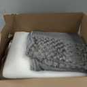 FurHaven Orthopedic Dog Bed for Large Dogs, Luxe Lounger Contour Mattress with Solid Orthopedic Foam Slab for Joint Support, Removable Washable Cover, Jumbo XL, Plush Suede, Gray