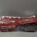 Biswing Christmas Outdoor Candy Cane Lights, 12 Pcs Christmas Pathway Markers with 72 Count Warm White Lights, Connectable for Indoor Outdoor Holiday Walkway Patio Garden Ornament