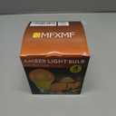 Sleep Light Bulb 4 PackDimmable 1800K Warm Light Bulbs for Healthy Sleep,Blue Light Blocking,A19 9W(60W Equivalent) E26 Base Amber Light Bulbs for Bedroom, Baby Nursery Room