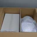 FLOWERCAT 200PCS White Plastic Plates Disposable Plates for Party - Heavy Duty Plastic Plates - 100 10" Dinner Plates and 100 7" Salad Plates for Christmas,Thanksgiving Parties New Year and Events