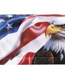American Eagle Flag Welcome Magnetic Mailbox Cover7.4 July Fourth Festival Courtyard Decoration 21" Lx 18" W Mailbox Cover Suitable for 19 "x6.5 Standard Mailbox