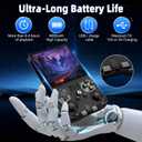 R36MAX Retro Gaming Console, Retro Handheld Games Console with 64GB TF Card, Portable Hand Held Open Source Linux System, 4.0 inch IPS HD Screen Video Game Consoles, 4000mAh Battery (Black)
