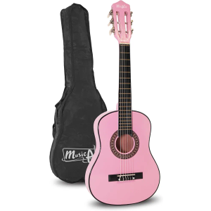 Music Alley MA-51 Classical Acoustic Guitar Kids Guitar and Junior Guitar Pink, Half size