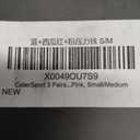 CS CELERSPORT 3 Pairs Compression Socks for Men and Women 20-30 mmHg Running Support Socks (Small-Medium, Blue+watermelon Red+pink)