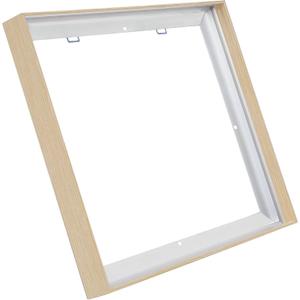 CANFRAVAS Canvas Frame 20x20, DIY Metal Floating Frame, Canvas Floater Frames for 0.6"-0.9" Deep Print Painting (Natural,20"x20")