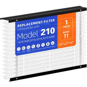 1 Pack 210 Replacement Filter,Compatible with AprilAire 210 Whole House Air Purifiers Models,1210,1620,2210,2216,3210,4200,MERV 11 HVAC Furnace Filter Replacement,20x25x4 Air Filter