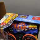 Hot Wheels Monster Trucks Remote Control Toy Vehicle, Large-Scale RC Tiger Shark Climber with 3 Modes of Play for Racing, Climbing & Stunting