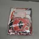 Graduation Decorations 2026 Red Themed Set, Congrats Grad Banner Class of 2026 Backdrop Balloons and Streamers Kit High School and College Graduation Party Supplies