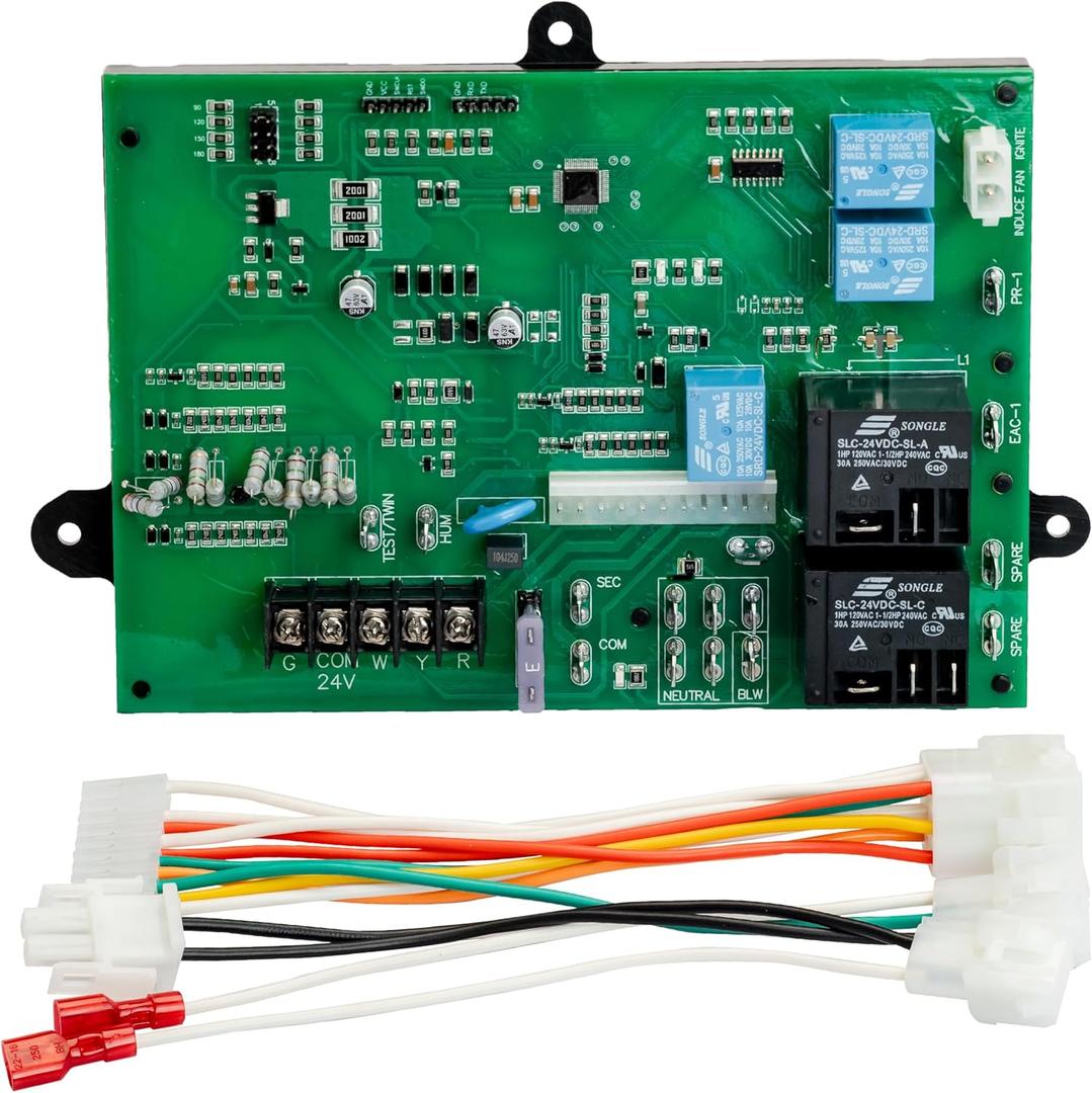 [UPGRADED VERSION] BlueStars ICM282 ICM282A ICM282B Furnace Control Board - Fits Carrier HK42FZ004 HK42FZ007 HK42FZ008 HK42FZ009 HK42FZ011 HK42FZ013 HK42FZ016 and HK42FZ0-XX Series Furnaces