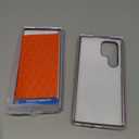 GVIEWIN for Samsung Galaxy S23 Ultra Case with Slide Camera Cover, [Built-in Screen Protector] [2 Front Frames] Military Grade Shockproof Marble Phone Case Fit S23 Ultra 6.8", Quicksand/Purple