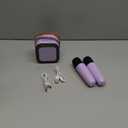 Mini Karaoke Machine for Kids, 2025 TOP Toys Birthday Gifts Ideas for Girls Ages 4-12+ Years Old, Portable MP3 Player with 2 Wireless Mics for Party