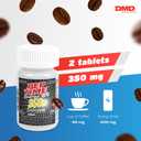 PEPTIME Energy Tablets, Vitamin B6 and B12 Caffeine Pills, 350 mg Caffeine per Serving, Physical Performance and Focus Supplement, 250 Count