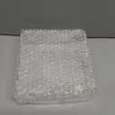 Thick Acrylic Napkin Holder for Table, Guest Disposable Hand Towel Holder Scalloped Tray for Paper Napkins, Clear Paper Towel Holders for Bathroom, Cocktail, Kitchen, Party (6.9×6.9×2.45 in)