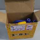 Ankle Skip Ball for Kids - Foldable Flash Wheel Skip Ball, Outside Game Toys for Kids & Adults, Gift for Boys & Girls Age 5 6 7 8 9 10 Years Old, Blue