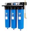 WF3-01 3-Stage Whole House Water Filtration System, Reduces Heavy Metals (Lead, Mercury, Arsenic, Cadmium, Chromium), Chlorine, Sediment, Odor, and VOCs