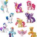 My Little Pony Toy Rainbow Equestria Favorites 10 Figure Collection, Christmas Stocking Stuffers for Kids, Ages 3+ 