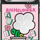 CASETiFY Mirror iPhone 17 Pro Max Case [Reflective/Compatible with Magsafe / 4.9 ft. 1X Military Grade Drop Protection] - Joy and Prosperity - Silver On Black