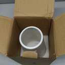 White Ceramic Vase, GUKJOB Small Cute Flower Vase for Pampas Grass, Home, Living Room, Dining Table, Farmhouse, Office Decor, Bedroom, Table, and Kitchen Shelf (White)