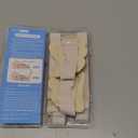 Hammer Toe Straightener Corrector Splint Brace for Women fit 2nd 3rd and 4th Toes - (L-Beige) - 1 Pair