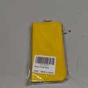 iCoverCase Compatible with iPhone 13 Wallet Case with Credit Card Holder and Wrist Strap, RFID Blocking Genuine Leather Flip Magnetic Phone Cover 6.1 Inch (Yellow)