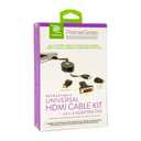 RETRACTABLE HDMI CABLE MINI MICRO DVI ADAPTATEURS