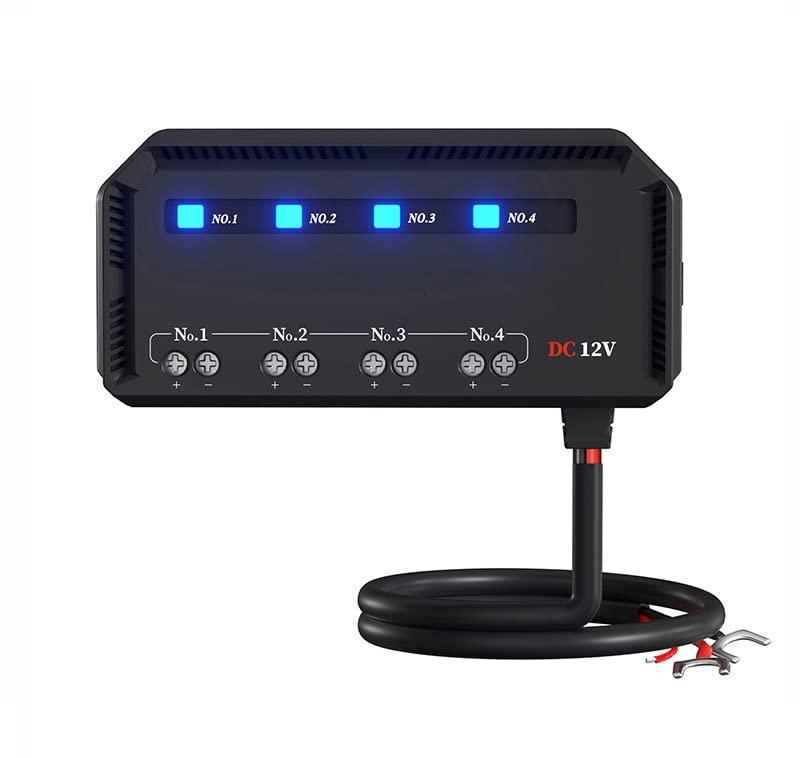 12V Universal 20A Motorcycle Fuse Block and Relay Box Kit, Battery Terminal Block With Fuse Holder