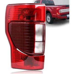 Tail Lights With Blind Spot Compatible with Ford F250 F350 Super Duty 2020 2021 2022 Rear Taillights Taillamp Assembly Halogen Left Driver Side