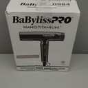 BabylissPRO Nano Titanium Professional Nano Light Ionic Hair Dryer (Purple)