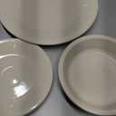 Fiesta® Classic Rim 3-Piece Dinnerware Set – Durable Ceramic, Lead-Free, Dishwasher/Microwave/Oven Safe – Made in USA Dinnerware - Beige