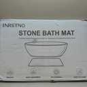 Large Stone Bath Mat 2 Pack, 31.5'' x 19.7'' Quick Drying Diatomaceous Earth Mat Large, Super Absorbent, Non Slip Diatomite Stone Bath Rugs for Bathroom, Easy to Clean (Light Grey)