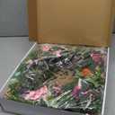 WreathDream Spring Summer Wreaths for Front Door Pansy Wreath with Pink Cherry Blossoms,Small Ball Bhrysanthemum for Indoor Outdoor Farmhouse Home Porch Wall Window Festival Wedding Decor