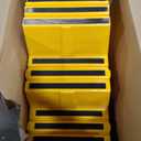 US Weight Yellow Safety Steps  Lightweight & Durable Anti-Slip Step Stools with High Visibility for Home, Office, and Industrial Use