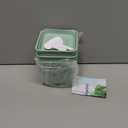 Herb Garden Planter Indoor Kit Pots for Indoor/Outdoor Plants 4 Packs Windowsill Plant Pots with Drainage and Tray, Window Pot for Indoor Plants (Green)