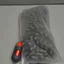 Reflective Rope Check Cord Dog Leash - 16FT/50FT, Heavy Duty for Large, Medium, Small Dogs - Walking, Camping, Yard (50FT* 3/8 inch, Black)