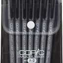 Copic Markers MLA2 Multiliner Inking Pen, Set A-2,Black