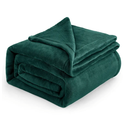 Blankets Emerald Green - Bed Blanket Soft Lightweight Plush Fuzzy Cozy Luxury Microfiber, 70×90 inches
