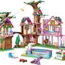 Tree House Building Set Compatible with Lego Friends, 1050 PCS Forest House Building Kit Birthday Gift for Kids Girls Age 6-12 Years7682