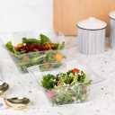 90 oz Clear Salad Bowls - Disposable Plastic Bowls, Bulk Case of 50 - Catering, Parties, Restaurant & Food Service
