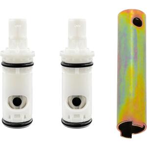 1224 14272 Faucet Cartridge Replacement Compatible with Moen Two Handle Faucets Replacement Kit For Most Double Handle Moen Faucets and Tub/Showers Repair Kit,2+1 Pack