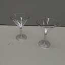 6PC Acrylic Martini Glasses, 7oz Plastic Martini Glasses Made of Shatterproof Plastic,Unbreakable and Perfect for Poolside, Outdoors, Camping, and More Use, Reusable Cocktail Glasses, Crystal Clear